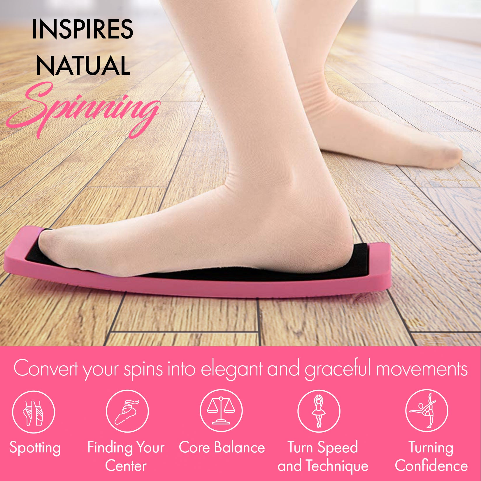 Zenmarkt® Pirouette Board for Dancers (without Carry Bag)