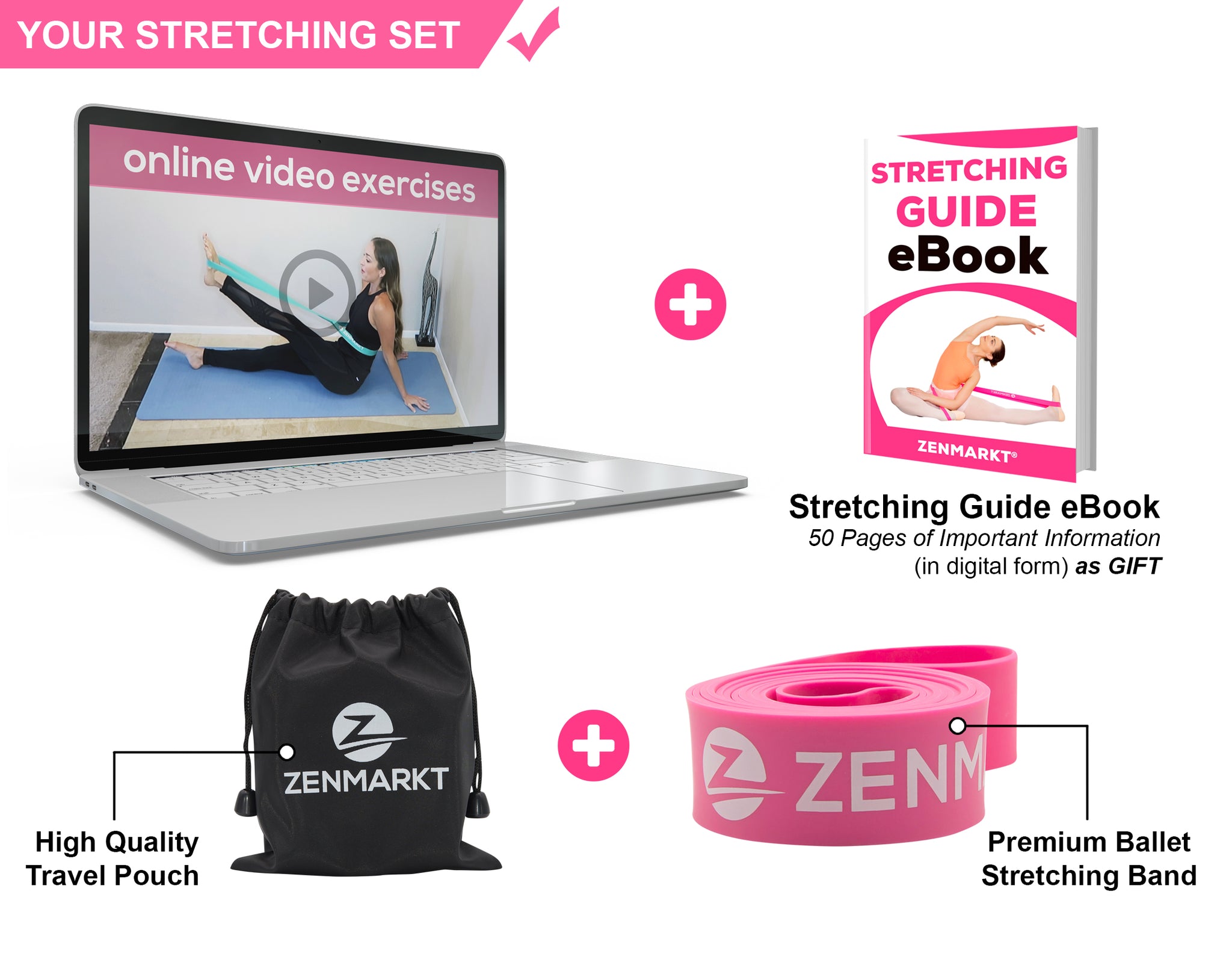 Ballet Stretch Band by EverStretch - Premium Dance Stretch Band