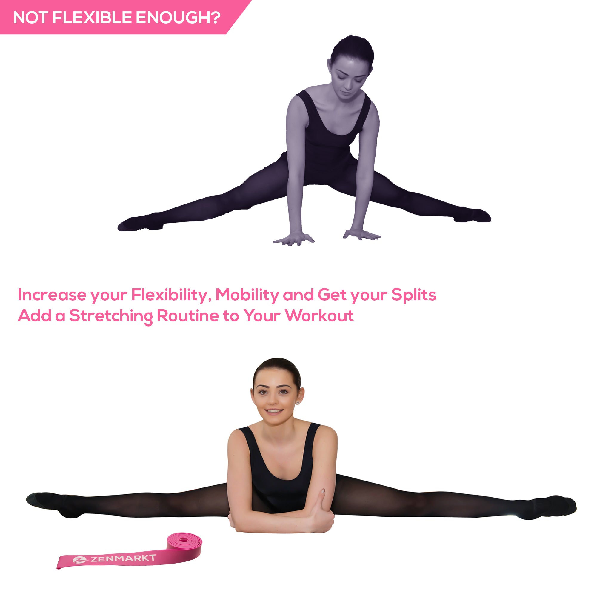 Zenmarkt® Stretch Band for Ballet, Dance, Gymnastics